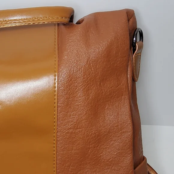 Women Backpack Purses PU Leather Waterproof Daypack Casual Shoulder satchel bag - Picture 9 of 12